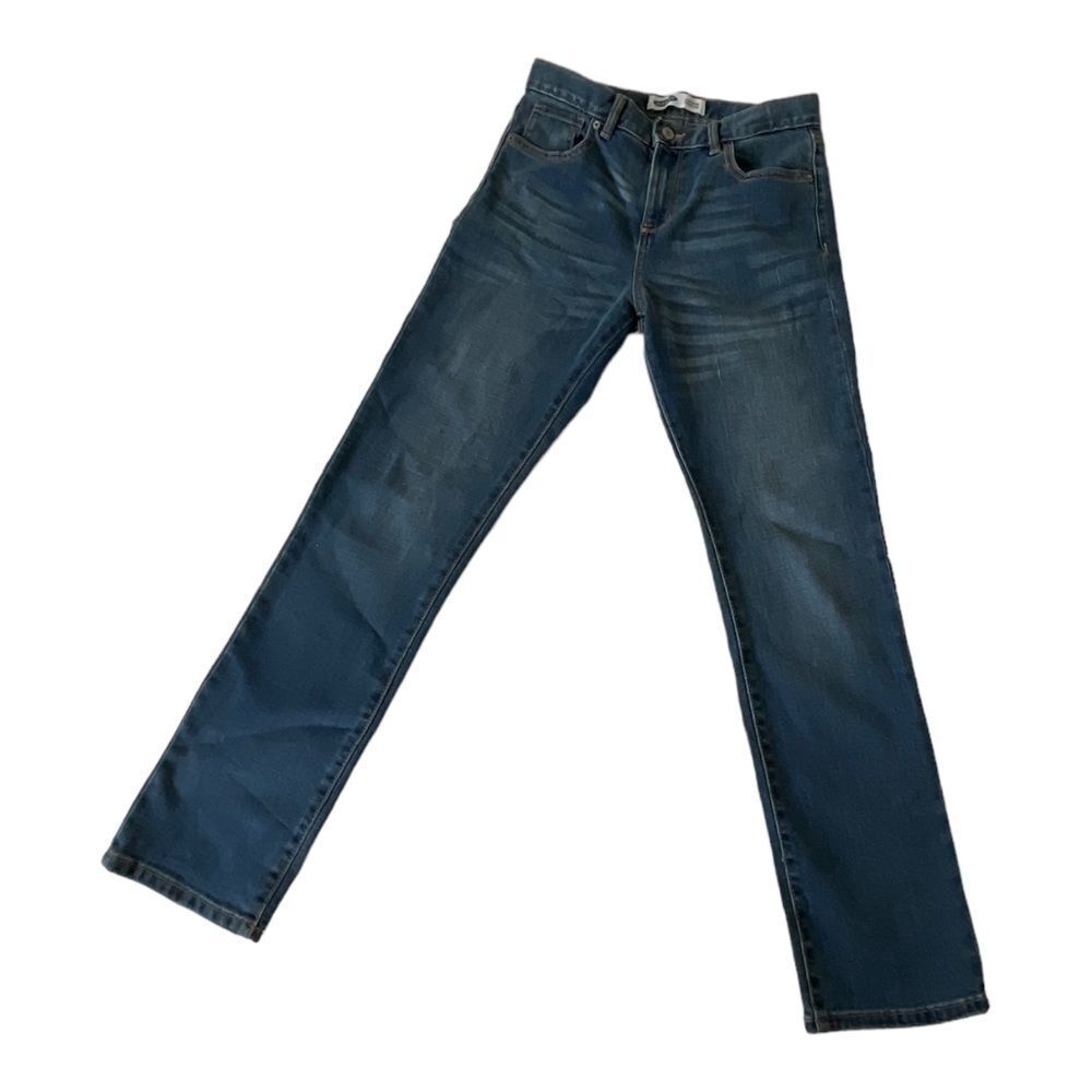 Old Navy Women's Original Taper Built-in Flex High Waist Jean, Blue, Size 14